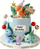 20pcs Dinosaur Cake Topper Set with Dinosaur Eggs - Reusable Dinosaur Cake Decorations，Dinosaur Birthday Decorations for Boys & Girls (Dinosaur Cupcake Toppers, Happy Birthday Cake Accessories) by TinyTreasures Baby Boutique