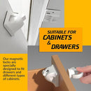 UPGRADED LICYFERN Magnetic Cabinet Locks (8 Locks & 2 Keys) - Invisible Baby Proofing Child Safety Lock & Keys – Easy to Install, Home & Kitchen Cabinet Magnetic Drawer Locks by TinyTreasures Baby Boutique