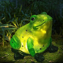 TIJNN Solar Frog Lights Deck Decorative Lighting Statue Lawn Patio Backyard Outdoor Garden Decoration Housewarming Gift by CozyNest Decor