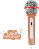 Singimals Kids Karaoke Speaker with Microphone - Unleash Your Child's Inner Superstar, Bluetooth v5.1, 12H Playtime, 5W Speaker, Multicolor LED Lighting, Theo The Bear by TinyTreasures Baby Boutique