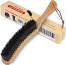 TAKAVU Clothes Brush Hat Brush, Black Boar Bristle Lint Brush with Large Beech Wood Handle - Perfect for Pet Hair, Suits, Velvet, Cashmere, Wool, Suede, Shoe - Effective Lint Remover by CozyNest Decor