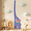 Personalized Name Growth Chart for Kids, Elephant Patchwork Wooden Height Chart for Wall Decor, Custom Height Ruler, Baby Boy Girl Measurement Ruler for Bedroom Playroom, Easy to Mark by CozyNest Decor