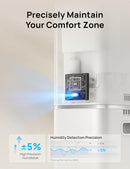 Dreo 11L Smart Humidifier Large Room 700 ft², 100H Cool Mist Air Humidifiers for Bedroom, Top-Fill Self-Cleaning Tank, 26dB, Auto Mode, Aroma Box, RGB Light, Remote & APP Control, Baby, Plant, Silver by TinyTreasures Baby Boutique