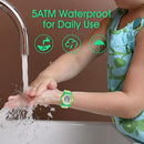 Kids Watch,Boys Watch for 3-15 Year Old Boys,Digital Sport Outdoor Multifunctional Chronograph LED 50 M Waterproof Alarm Calendar Analog Watch for Children with Silicone Band,Kids Gift by TinyTreasures Baby Boutique