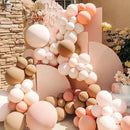 130pcs Blush Pink Balloons Different Sizes 18" 12" 10" 5" Boho Pink Latex Balloon Garland Arch Kit for Birthday Baby Shower Graduation Wedding Gender Reveal Party Decorations by CozyNest Decor