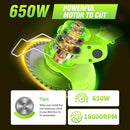 ALSO GO Electric Weed Wacker Grass Trimmer, 3 in 1 Weed Eater Battery Powered, Cordless Trimmer with 2pcs 24V Batteries, Stringless Lightweight Lawn Edger Brush Cutter for Lawn Garden Yard by GreenHaven Gardens