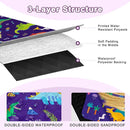 Extra Large Picnic Blanket Waterproof,80"x 80"Foldable Machine Washable Beach Blankets,Outdoor Blanket for 6-8 Adults,Picnic Mat Suitable for Indoor Crawling,Park Beach,Camping,Hiking,Travel（Dinosaur) by TinyTreasures Baby Boutique