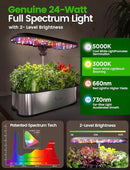 LetPot LPH-SE Hydroponics Growing System, 12 Pods Smart Herb Garden Kit Indoor, Indoor Garden, APP & WiFi Controlled, with 24W Growing LED, 5.5L Water Tank, Pump System, Automatic Timer by GreenHaven Gardens