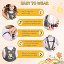 2025 New Safety Walking Harness for Big Kids (6-12yrs) with Autism Special Needs ADHD, Anti-Elopement Vest Harness with Grab Handle and Light Reflector, Adjustable Leash for Autistic, Active Child by TinyTreasures Baby Boutique