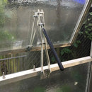 BIBISTORE Automatic Greenhouse Vent Opener Solar Powered Auto Hothouse Window Opener Wooden Cold Frame Roof Vent Opening Kit Greenhouse Accessories-(Lifts 15.4 Lbs,Double Spring) by GreenHaven Gardens