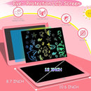 Decute Kids Toys LCD Writing Tablet with Stylus, 10 Inch Erasable Toddlers Doodle Board, Reusable Drawing Pad for Kids, Educational Christmas Birthday Gift for 3 4 5 6 7 8 Girls Boys Toddler Pink by TinyTreasures Baby Boutique