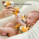 TUMAMA Baby Rattles 0-6 Months, 3 PCS Giraffe Baby Plush Rattles Sensory Toys with Teethers, Newborn Gifts for Babies 0-6 Months by TinyTreasures Baby Boutique