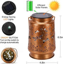 Solar Lanterns Outdoor Waterproof Dragonfly Garden Decor Gifts for Women Mom Grandma Hanging Solar Lights Metal Solar Decoration Outside for Yard, Patio, Backyard, Porch by GreenHaven Gardens