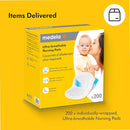 Medela Ultra-Breathable Nursing Pads, Highly Absorbent, Super Soft, Discreet Design for Comfortable Wear, Pack of 200 by TinyTreasures Baby Boutique