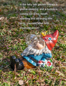TIJNN Garden gnome Statue with Solar Lights. Funny Garden gnome Decorations for Your Yard, Outdoor Patio, Lawn, Gardens, Balcony or Home. Great Gift idea for Women and mums for Mother's Day. by CozyNest Decor