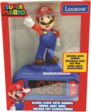 LEXiBOOK, Super Mario, Mario Nightlight Alarm Clock, Sounds and Melodies, LCD Backlit Screen, Luminous, Snooze, Red/Blue, RL800NI by TinyTreasures Baby Boutique