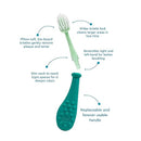 RADIUS Big Kidz Forever Brush Replaceable Head Toothbrush for Children, 6 Years and Up, BPA Free ADA Accepted for Growing Teeth and Gums - Right and Left Handed, Extra Soft - Pack of 1 by TinyTreasures Baby Boutique