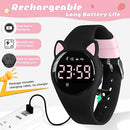 Kids Watches for Girls Boys Digital Sport Watch with Step Counter Pedometer Vibration Alarm Clock, No App Waterproof Fitness Tracker Kids Watch Boys Girls Teens Students Ages 5-16 by TinyTreasures Baby Boutique