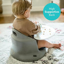Upseat – The Original Ergonomic Baby Floor & Booster Seat with Tray, Developed with Physical Therapists for Upright Posture & Healthy Hip Development, 4–24 Months, Dishwasher-Safe Extra-Large Tray by TinyTreasures Baby Boutique