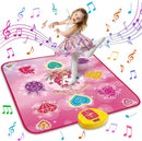 Unicorn Dance Mat Toys for 3-12 Year Old Girls, Dance Pad with LED Lights, Built-in Music, 6 Game Modes, Electronic Dancing Mat as Christmas Birthday Gift for 3 4 5 6 7 8 9+ Girls (Pink) by TinyTreasures Baby Boutique