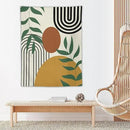 ICMOLYYENLO Boho Plant Aesthetic Tapestry, Abstract Medieval Arch Sun Home Aesthetic Wall Hanging For Bedroom Living Room Dormitory Tapestry 50x60 Inches by CozyNest Decor
