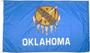 FlagSource Oklahoma Nylon State Flag, Made in the USA, 3x5' by GreenHaven Gardens