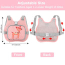 Accmor Toddler Harness Leash + Anti Lost Wrist Link, Cute Deer Kids Harness with Leash, Collapsible Child Leash Baby Walking Harness Protector Wristband Strap for Baby Girls Outdoor by TinyTreasures Baby Boutique
