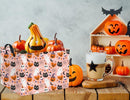 HIYAGON Rectangular Halloween Basket for Boys and Girls Kids Trick or Treat Pumpkin Basket for Halloween Parties Cute Storage Bin Organizer Box Room Decor(Pink Halloween) by TinyTreasures Baby Boutique