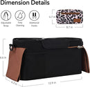 Momcozy Universal Stroller Organizer with Insulated Cup Holder Detachable Phone Bag & Shoulder Strap, Fits for Stroller like Uppababy, Baby Jogger, Britax, BOB, Umbrella and Pet Stroller by TinyTreasures Baby Boutique