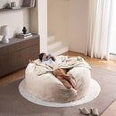 6FT,Oversized Bean Bag Chairs for Adults,Giant beanbag with Filler Included，Fluffy Memory Foam,Soft and Comfy Corduroy Fabric,Gaming Chairs Suitable for Living Room and Bedroom (Apricot, 6 Foot) by CozyNest Decor