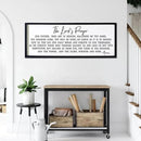 Our Father Prayer Bible Verse Framed Wall Art, 40''×15'' Rustic Religious Christian Lords Prayer Sign for God Jesus Christ Prayer, Horizontal Holy Inspirational Catholic Scripture Decor by CozyNest Decor