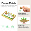 VIVOSUN 1.6 Inch Rockwool Cubes, Grow Cubes for Hydroponics, Cuttings, Cloning, Plant Propagation, Seed Startling, 8 Sheets 224 Plugs by GreenHaven Gardens