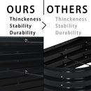 8x4x1ft(2 Pack) Galvanized Raised Garden Bed,Outdoor Planter Box Metal Patio Kit Planting Bed for Vegetables Flowers Herb,Black by GreenHaven Gardens