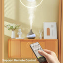 500ML Essential Oil Diffuser: Aroma Diffuser with Remote Control for Hotel Spa Yoga Room - Humidifiers for Bedroom with 14 Colors LED Night Light for Kids/Women Home Relaxation by TinyTreasures Baby Boutique
