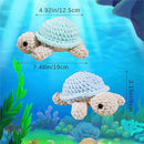 Eelexa Crochet Kit for Beginners, Amigurumi Crocheting Animal Kits, with Step-by-Step Video Tutorials for Kids Adults Beginner - 2 Pack Turtles by TinyTreasures Baby Boutique