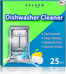Dishwasher Cleaner and Deodorizer Tablet 25 Count, Deep Cleaning Tablet Helps Remove Limescale, Mineral Buildup and Odor, Formulated to Clean Inside all Machines by TinyTreasures Baby Boutique