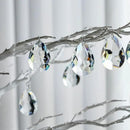 H&D 10pcs 50mm Chandelier Crystal Prisms Pendants - Clear Crystal Teardrops Parts by GreenHaven Gardens