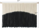 Flber Tie-Dye Macrame Wall Hanging Large Bohemian Yarn Tapestry Macrame Home Décor, 57''W*35''L