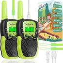 Vvinca Walkie Talkies for Kids, Rechargeable Toys for Ages 3 4 5-7 8-12 Year Old Boys Girls with Flashlight 22CH 2 Way Radio, 3 KM Long Range Walkie Talkie for Adventure Game Camping by TinyTreasures Baby Boutique