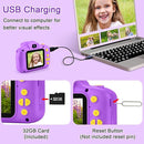 GKTZ Toys for Girls Age 3-8, Kids Camera Digital Video Toddler Camera Children Camcorder Birthday Gifts for 3 4 5 6 7 8 Year Old Girls with 32GB SD Card by TinyTreasures Baby Boutique