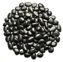River Rocks 5 Lb, Pebbles for Indoor Plants 0.5"-1.4", Black Rocks for Outdoor Landscaping, Decorative Stones Vase Filler, Fish Tank, Fountain, Succulents, Flower Bed, Black by GreenHaven Gardens