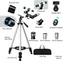 Telescope for Kids Adults Beginners,70mm Aperture 400mm Focal Length Telescopio for Astronomy, Multi Coated Travel Refractor Astronomical Telescopes by TinyTreasures Baby Boutique