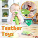 LIGHTDESIRE Baby Toys Musical Caterpillar,Infant Stuffed Animal Toy with Crinkle and Rattles,Soft Sensory Toys with Textures for Tummy Time Newborn Boys Girls 0 3 6 12 Months(Green) by TinyTreasures Baby Boutique