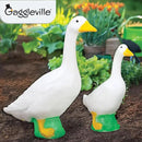 Fox Valley Traders Gaggleville Porch Goose Bundle Goose and Baby Statue – Charming Outdoor Decorative Figurine for Garden, Patio, or Entryway Accent by CozyNest Decor