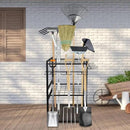 3 Tier Garden Tool Organizer, Yard Tool Tower Rack, Tool organizer up to 78 Tools, Heavy Duty Garden Tool Organizer for Garage, Yard, Patio, Shed, Indoors and Outdoors, Black by GreenHaven Gardens