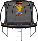 Trampoline for Kids, Heavy Duty Recreational Trampolines Toddler Trampoline with Enclosure Net Ladder Indoor Outdoor Trampoline CPC Approved by TinyTreasures Baby Boutique