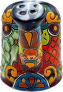 Talavera Watering Can Planter Large Flower Pot Large Mexican Pottery Folk Art Hand Painted Home Decor Garden Ceramic Handmade Multicolor 15" (Coablt Multi) by CozyNest Decor