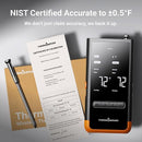 Wireless Bluetooth Smart Meat Thermometer: Standalone Base, Smart WiFi Thermometer with Sub-1G, 6 Sensors NIST Certified Accuracy, 2 Probes, for BBQ, Grill, Oven, Smoker, Rotisserie by TinyTreasures Baby Boutique