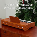 Kids Piano Keyboard, 37 Keys Digital Piano for children, Toddler Music Educational Instrument Toy Wood Piano for 3+ Girls and Boys by TinyTreasures Baby Boutique