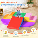 Lischwert Foam Climbing Blocks for Toddlers, Baby Climbing Blocks Soft Play Climbing for Toddlers with Foldable Block and Tunnel Indoor Climbing Toys for Toddler 1-3, 6 Pieces by TinyTreasures Baby Boutique